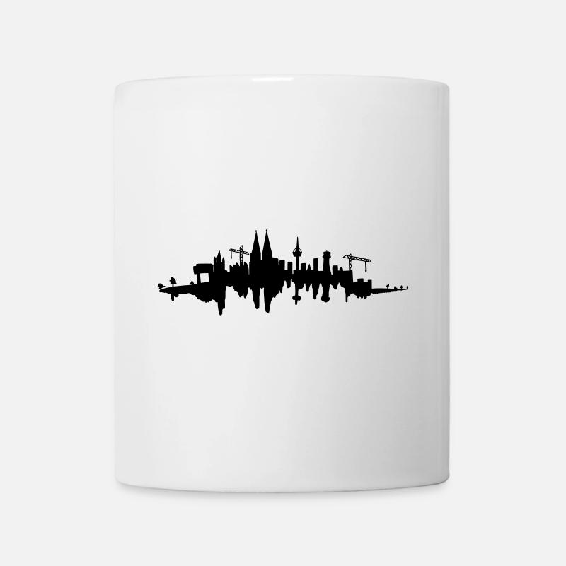 Horizon de Cologne - Mug blanc - blanc