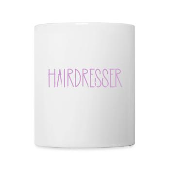 Friseur stolze Tochter süßes Geschenk - Tasse - Weiß - Vorne