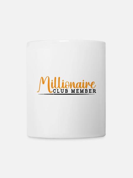 Millionaire Club Member 37 - Tasse - Weiß