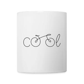 Bike Cool - Mug blanc - blanc - Devant