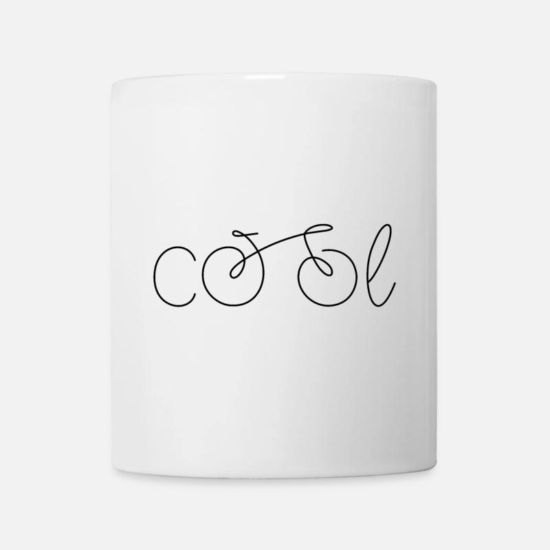 Fahrrad cool - Tasse - Weiß
