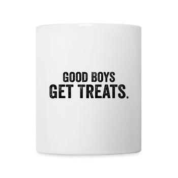 Good Boys Get Treats | Funny - Mug blanc - blanc - Devant