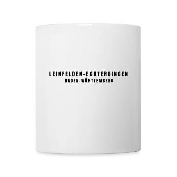 Leinfelden-Echterdingen Baden-Württemberg - Mug blanc - blanc - Devant