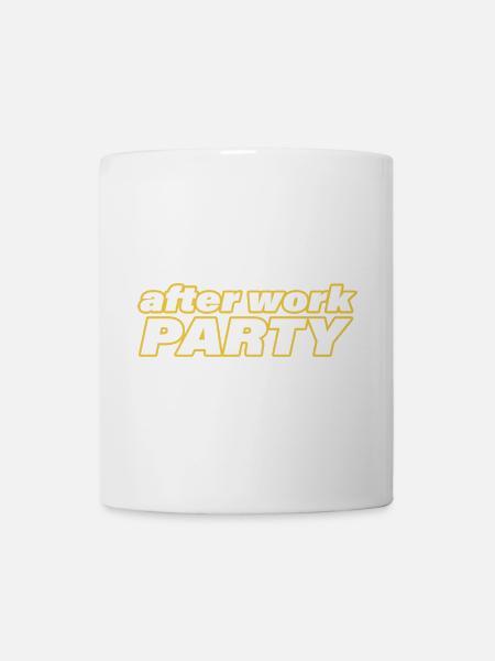 AFTER WORK PARTY - Tasse - Weiß