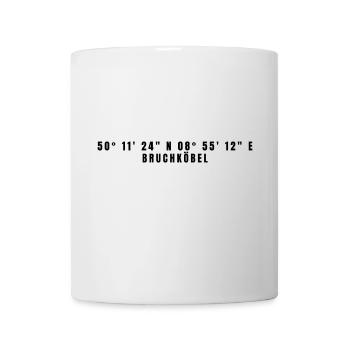 Bruchköbel Hessen Koordinaten - Tasse - Weiß - Vorne