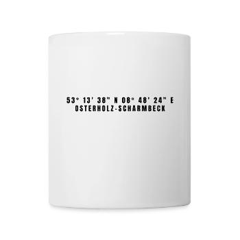 Osterholz-Scharmbeck, Lower Saxony Coordinates - Mug - white - Front