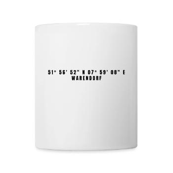 Warendorf North Rhine-Westphalia Coordinates - Mug - white - Front