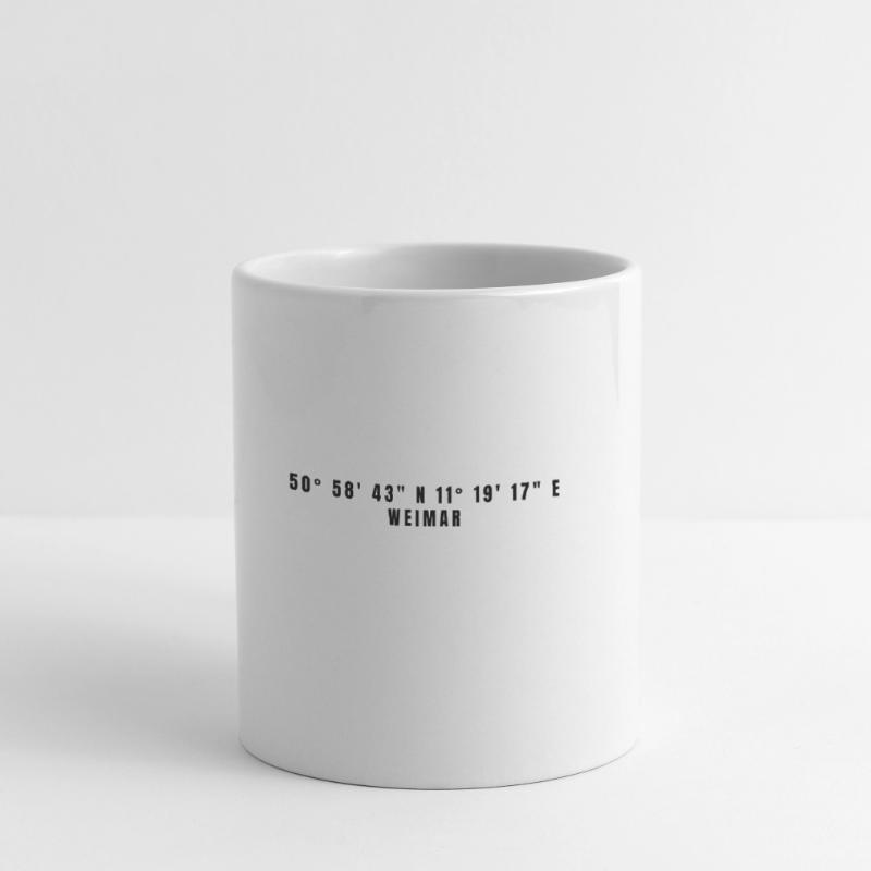 Weimar Thuringia Coordinates Mug