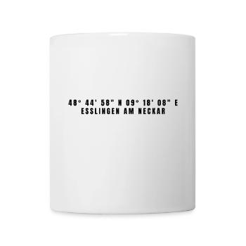 Esslingen am Neckar Baden-Württemberg Coordinates - Mug - white - Front