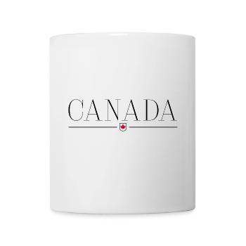 J’aime le Canada, T-shirt design de style élégance - Mug blanc - blanc - Devant