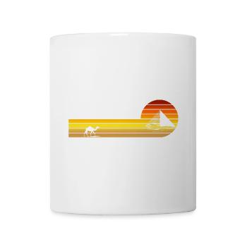 Coucher de soleil en Égypte - Mug blanc - blanc - Devant