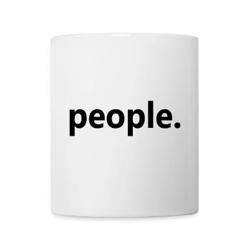People - Tasse - Weiß - Vorne