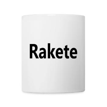 Rakete - Tasse - Weiß - Vorne