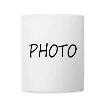 Photo Schriftzug Foto Bild - Tasse - Weiß - Vorne