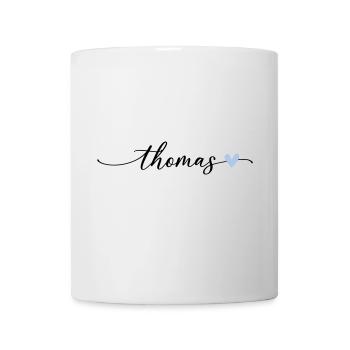 Thomas Name Calligraphy Font - Mug - white - Front