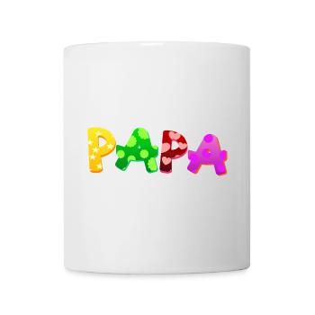 Baby Eltern Kind Geschenk Sprüche Geburt Mama Papa - Tasse - Weiß - Vorne
