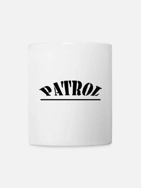 PATROL - Tasse - Weiß