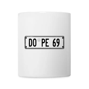 Nummernschild DO-PE 69 kultig - Tasse - Weiß - Vorne
