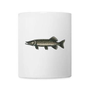Brochet - Mug blanc - blanc - Devant