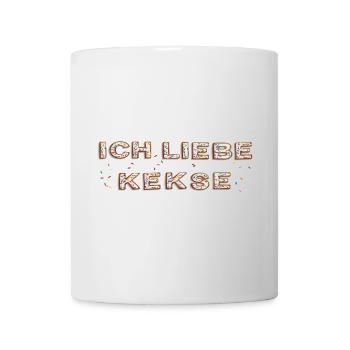 ich liebe Kekse - Tasse - Weiß - Vorne