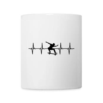 I love skateboarding - Skaters Design - Tasse - Weiß - Vorne