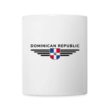République dominicaine T-Shirt Design - Mug blanc - blanc - Devant