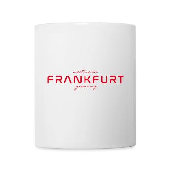 T-shirt Francfort – Skyline Love - Mug blanc - blanc - Devant