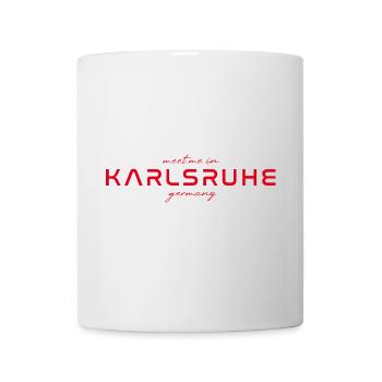 T-shirt Karlsruhe – parfait pour les fans et les amoureux - Mug blanc - blanc - Devant