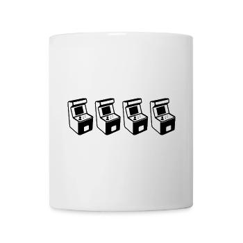 Arcade Automaten - Tasse - Weiß - Vorne