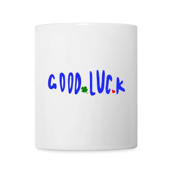 Bonne chance - Mug blanc - blanc - Devant