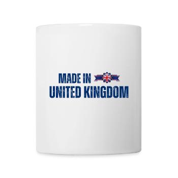 Made in the UK, British pride - Mug - white - Front
