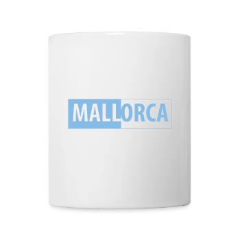 MALLorca im Kasten (hellblau / schwarz) - Tasse - Weiß - Vorne