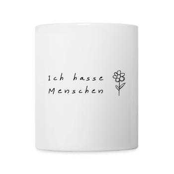 Ich hasse Menschen - Tasse - Weiß - Vorne
