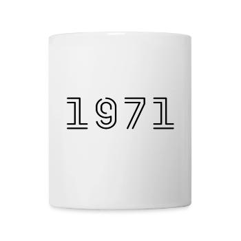 1971 Retro 1971 Cadeau 1971 Vintage 1971 - Mug blanc - blanc - Devant