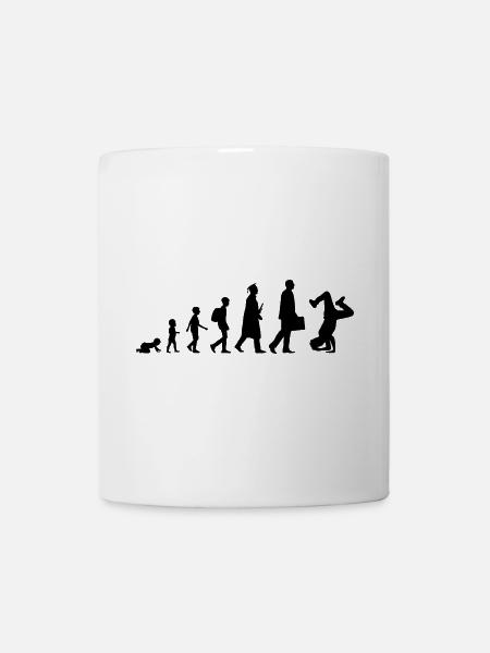Entwicklung des Breakdance - Tasse - Weiß