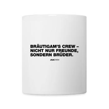 Bräutigamscrew (JGA - Jungesellenabschied) - Tasse - Weiß - Vorne