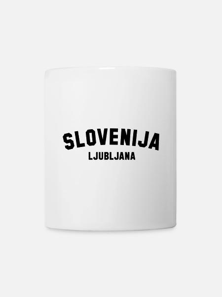 LJUBLJANA Slovénie Slowenien - Mug blanc - blanc