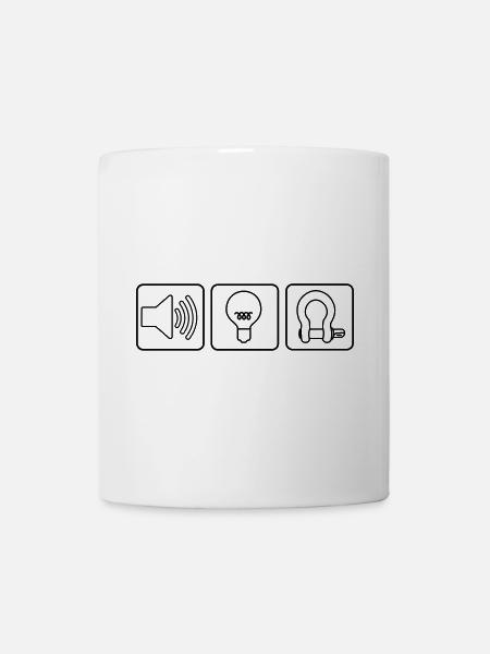 Sound Light Rigging Logo - Tasse - Weiß