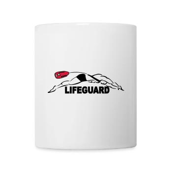 Lifeguard sauveteur aquatique - Mug blanc - blanc - Devant