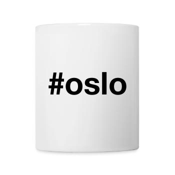OSLO Hashtag - Norwegen - Norvège - Norge - Mug blanc - blanc - Devant