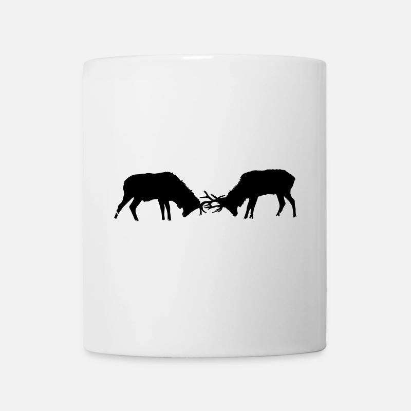 Hirsch - Tasse - Weiß