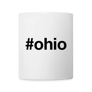 OHIO Hashtag - Tasse - Weiß - Vorne