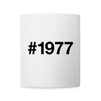 1977 Born 49 Years Old 49th Birthday - Mug - white - Front