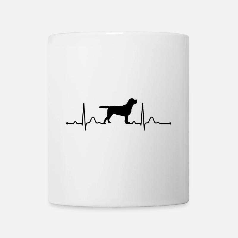 LABRADOR heartbeat Herzschlag Wilsigns - Tasse - Weiß