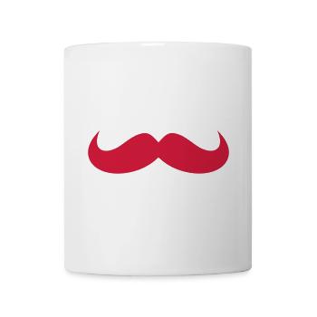 moustache - Mug - white - Front