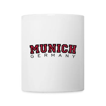 München Munich Germany (Schwarz/Rot) - Tasse - Weiß - Vorne
