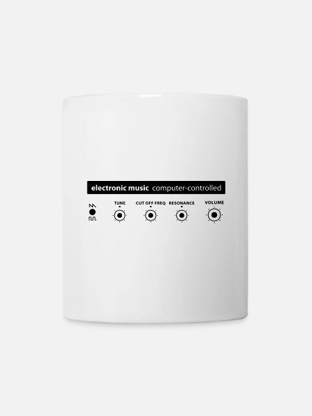 electronic music - Mug - white