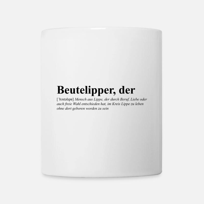 Sac Clipper - Dictionnaire - Mug blanc - blanc