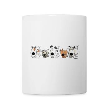 Funny Dogs - Hund - Hunde - Cartoon - Tasse - Weiß - Vorne