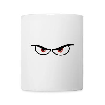 Mauvais yeux - idée cadeau - Mug blanc - blanc - Devant